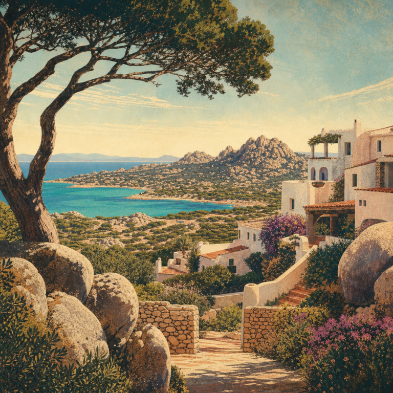 Illustration of Arzachena e la Costa Smeralda: guida esclusiva alla migliore identità