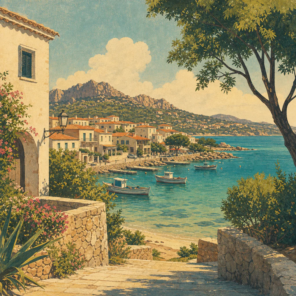 Illustration of Cannigione: guida esclusiva al migliore borgo marinaro del Golfo