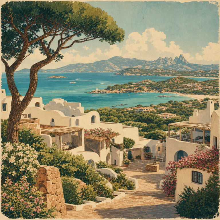 Illustration of Costa Smeralda: Modello Esclusivo di Sviluppo Turistico d’Eccellenza
