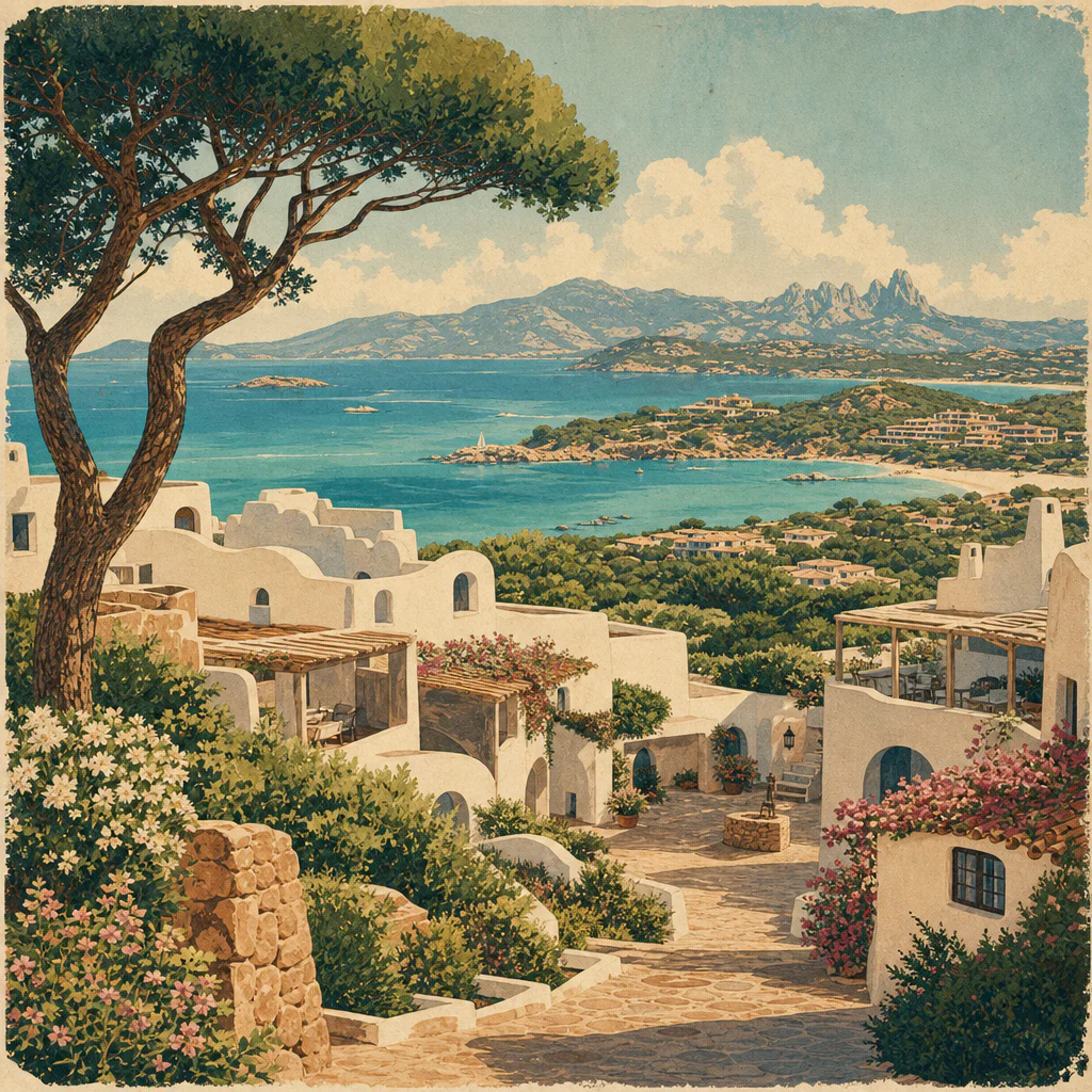 Illustration of Costa Smeralda: Modello Esclusivo di Sviluppo Turistico d’Eccellenza