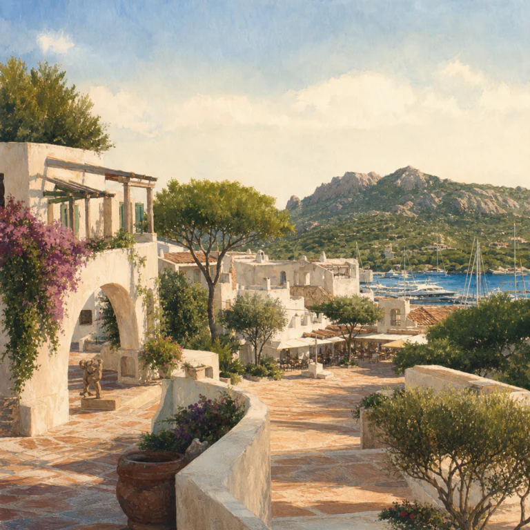 Illustration of Karim Aga Khan IV: Visione Straordinaria per la Migliore Costa Smeralda
