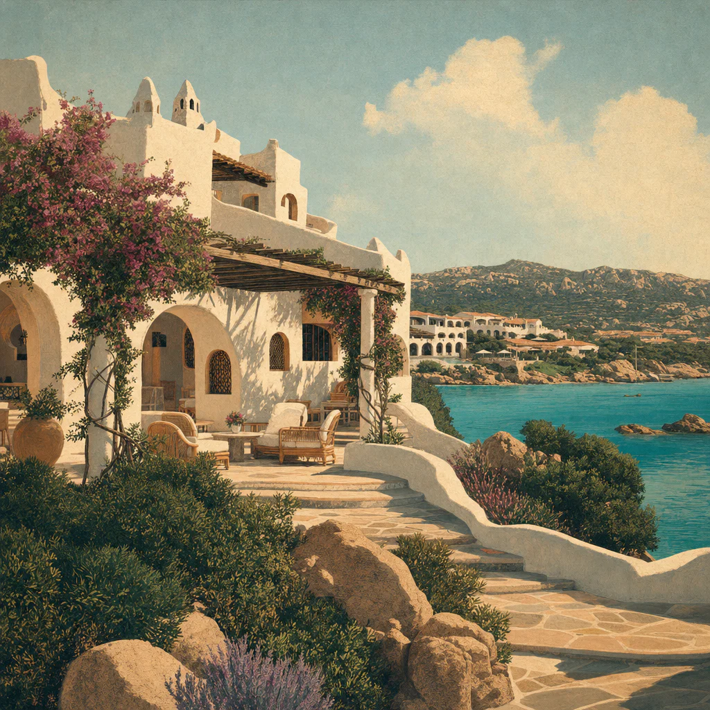 Hotel Cala di Volpe: architettura e immagine della Costa Smeralda