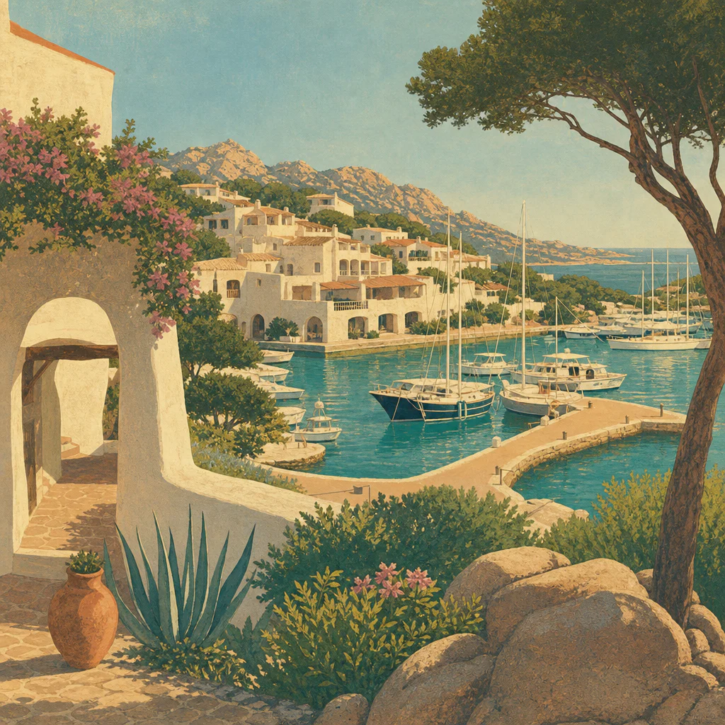 Porto turistico Porto Cervo e cultura del mare in Costa Smeralda