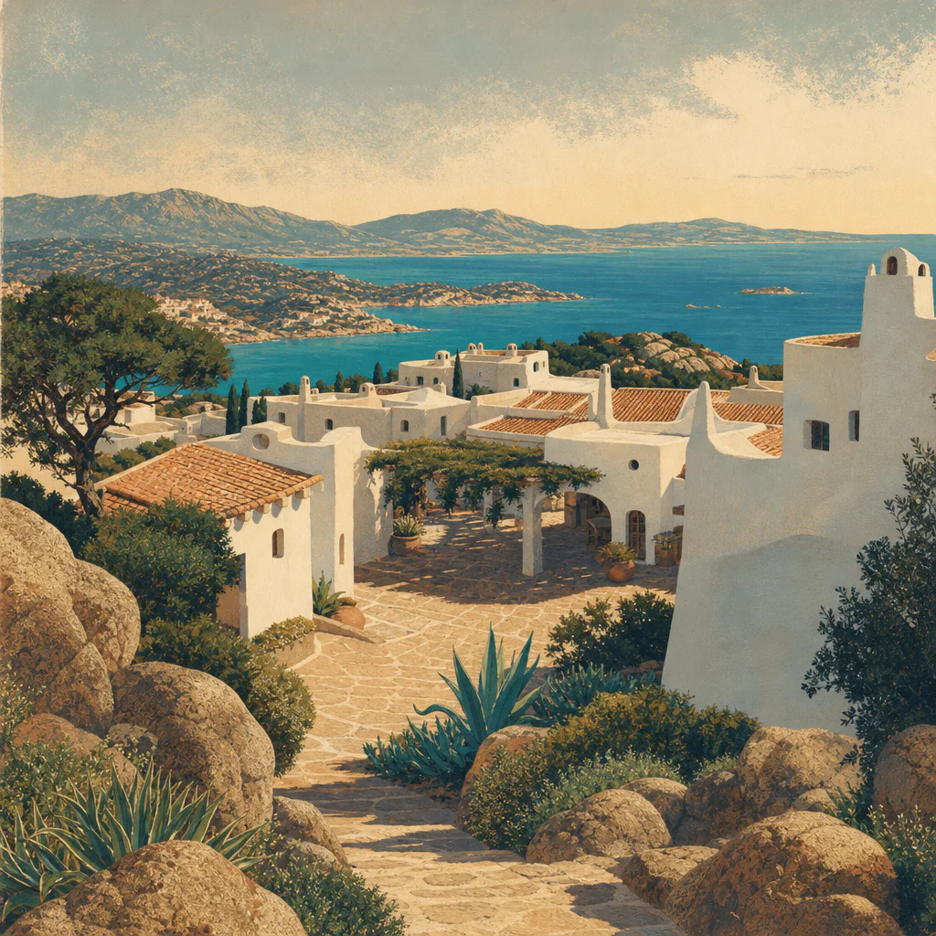 Urbanistica mediterranea a Porto Cervo: borgo e paesaggio