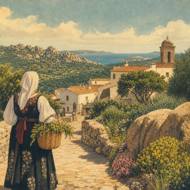 Illustration of Gallura: straordinarie tradizioni e imperdibile cultura locale da scoprire