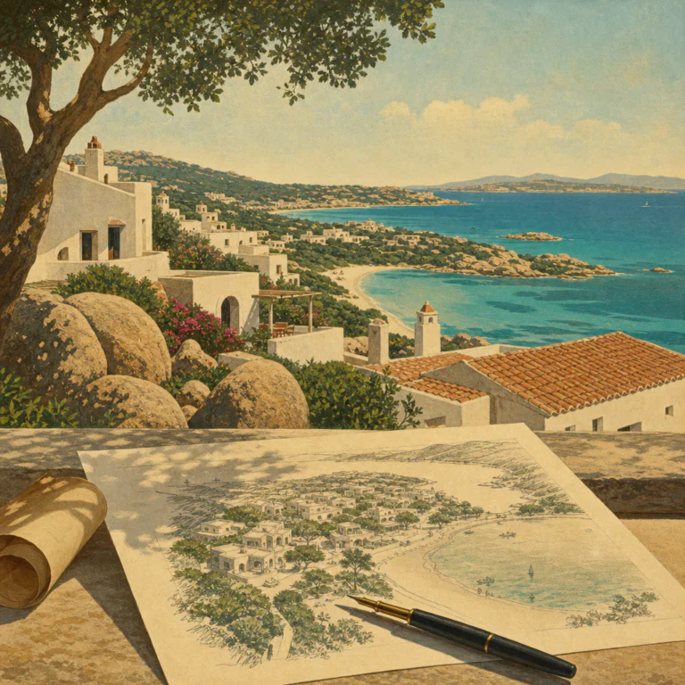 Illustration of Il 1961 e la lettera d’intenti: esclusiva visione fondamentale della Costa Smeralda