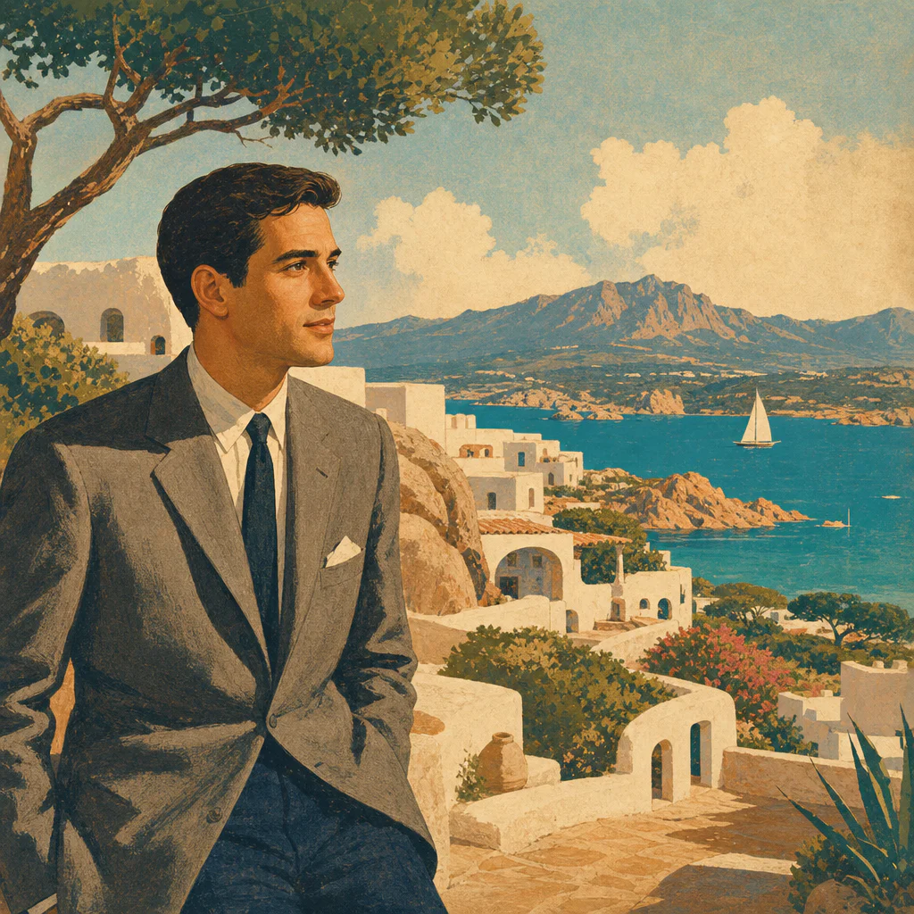 Illustration of Il giovane Karim Aga Khan: Visione Esclusiva e Impatto Straordinario Costa Smeralda