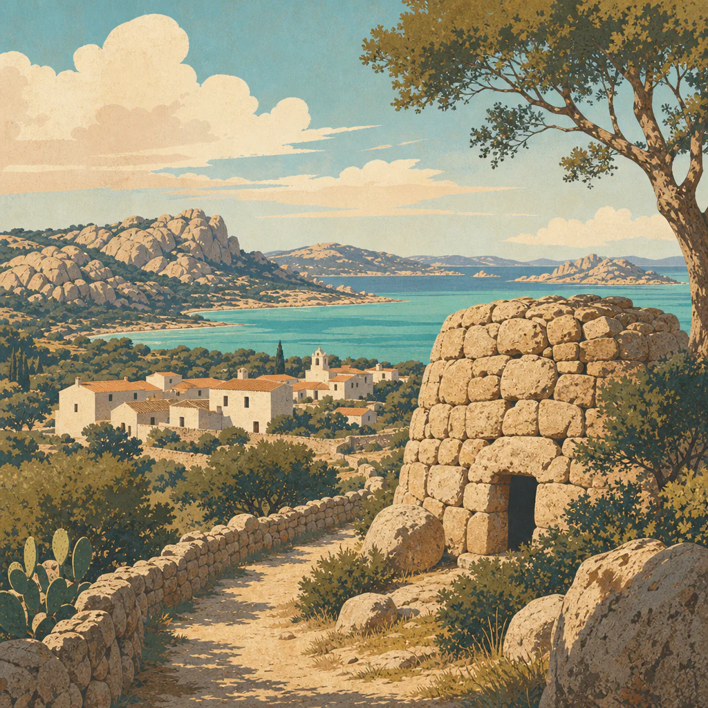Illustration of La Gallura prima della Costa Smeralda: straordinaria e affascinante identità