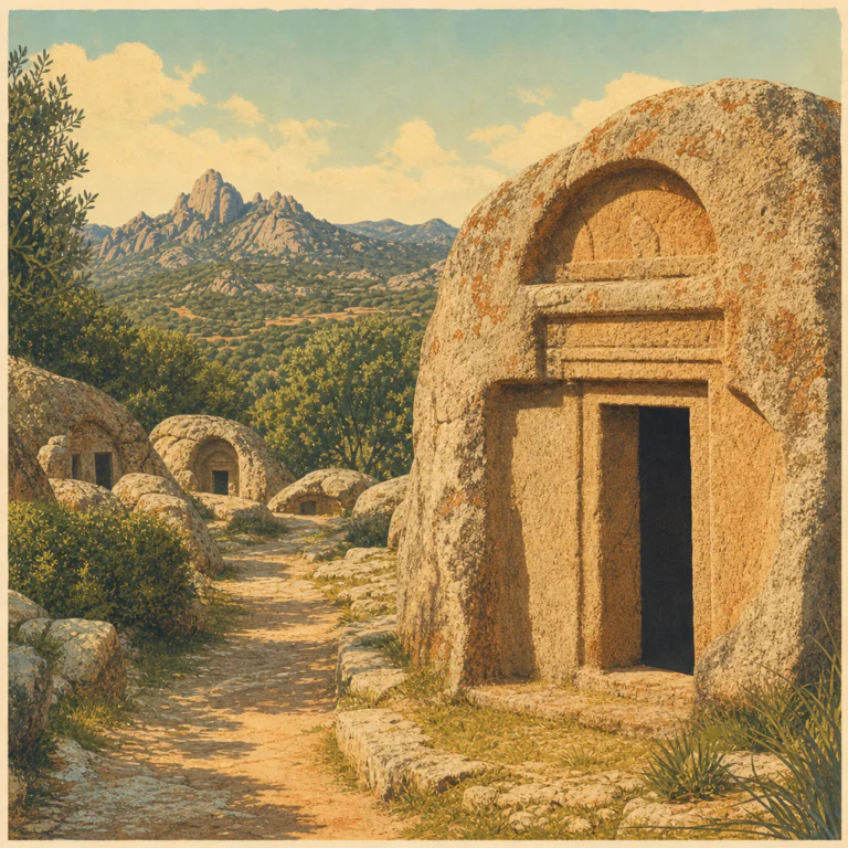 Illustration of Necropoli di Li Muri: straordinaria e imperdibile guida alle origini di Arzachena