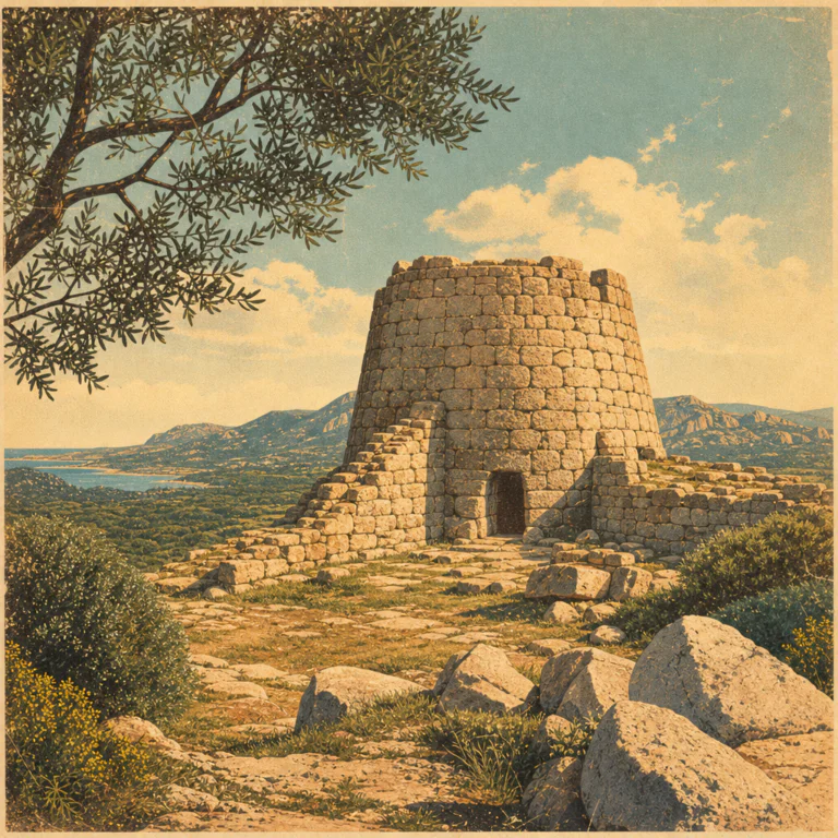 Illustration of Nuraghe Albucciu: guida esclusiva al magnifico sito di Arzachena