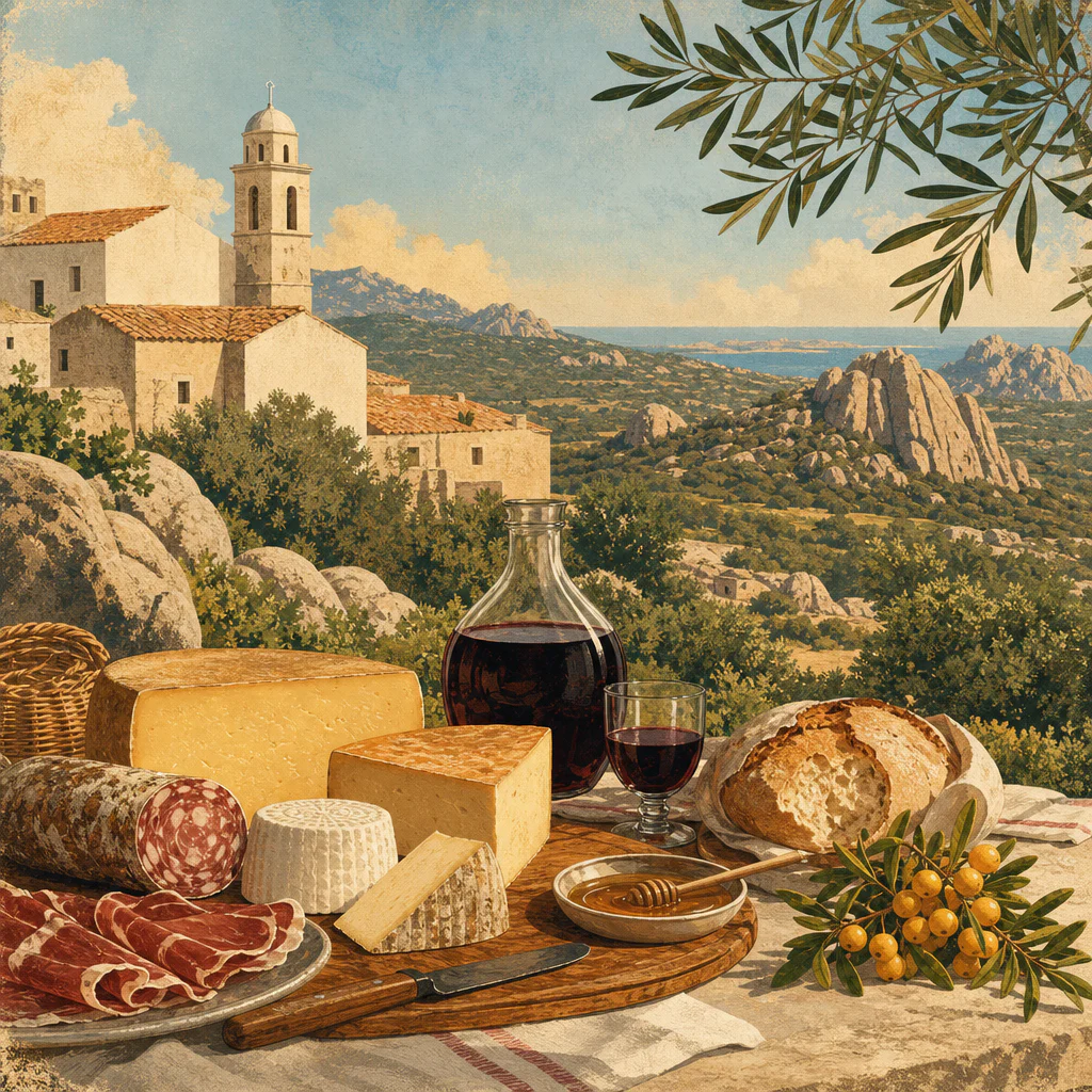 Illustration of Sapori della Gallura: guida esclusiva ai migliori gusti di Arzachena